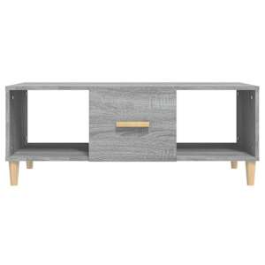Konferenční stolek šedý sonoma 102x50x40 cm kompozitní dřevo - obrázek 3
