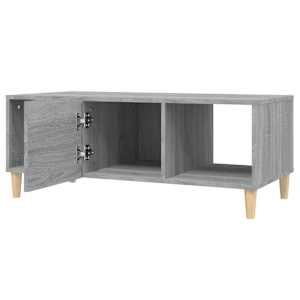 Konferenční stolek šedý sonoma 102x50x40 cm kompozitní dřevo - obrázek 4