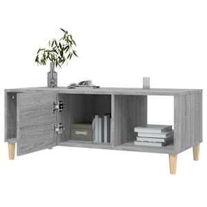 Konferenční stolek šedý sonoma 102x50x40 cm kompozitní dřevo - obrázek 8