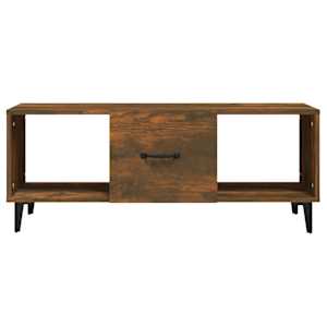 Konferenční stolek kouřový dub 102x50x40 cm kompozitní dřevo - obrázek 5