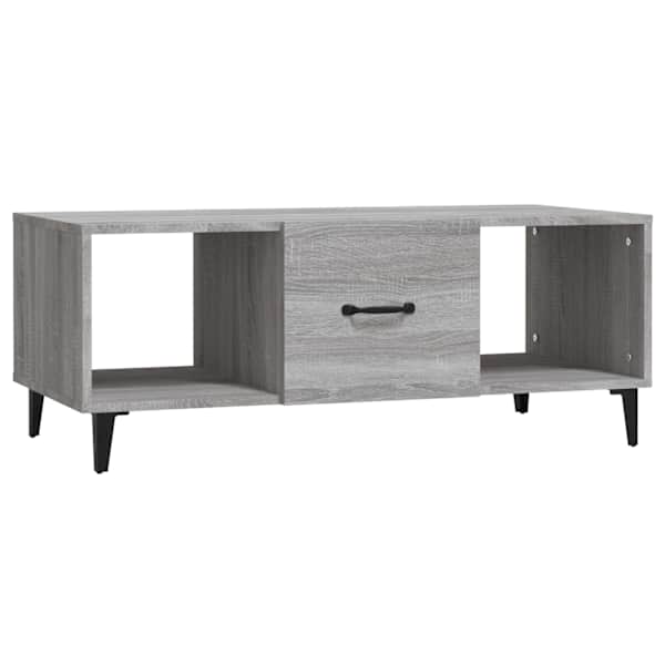 vidaXL kohvilaud, hall Sonoma tamm, 102x50x40 cm, tehispuit