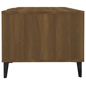 Konferenční stolek hnědý dub 102 x 50 x 40 cm kompozitní dřevo - obrázek 7