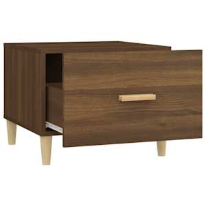 Konferenční stolky 2 ks hnědý dub 50x50x40 cm kompozitní dřevo - obrázek 7
