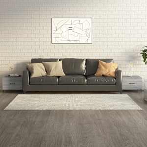 Klubska mizica s kovinskimi nogami 2 kosa 50x50x40 cm