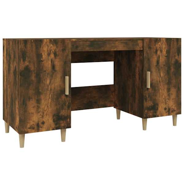 vidaXL kirjutuslaud, suitsutatud tamm, 140 x 50 x 75 cm, tehispuit