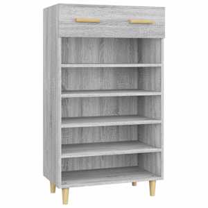 vidaXL jalatsikapp, hall Sonoma tamm, 60 x 35 x 105 cm, tehispuit