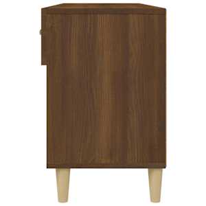 Botník hnědý dub 102 x 35 x 55 cm kompozitní dřevo - obrázek 8
