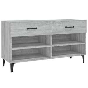 vidaXL kingakapp, hall Sonoma tamm, 102 x 35 x 55 cm, tehispuit