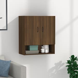Nástěnná skříňka hnědý dub 60 x 31 x 70 cm kompozitní dřevo