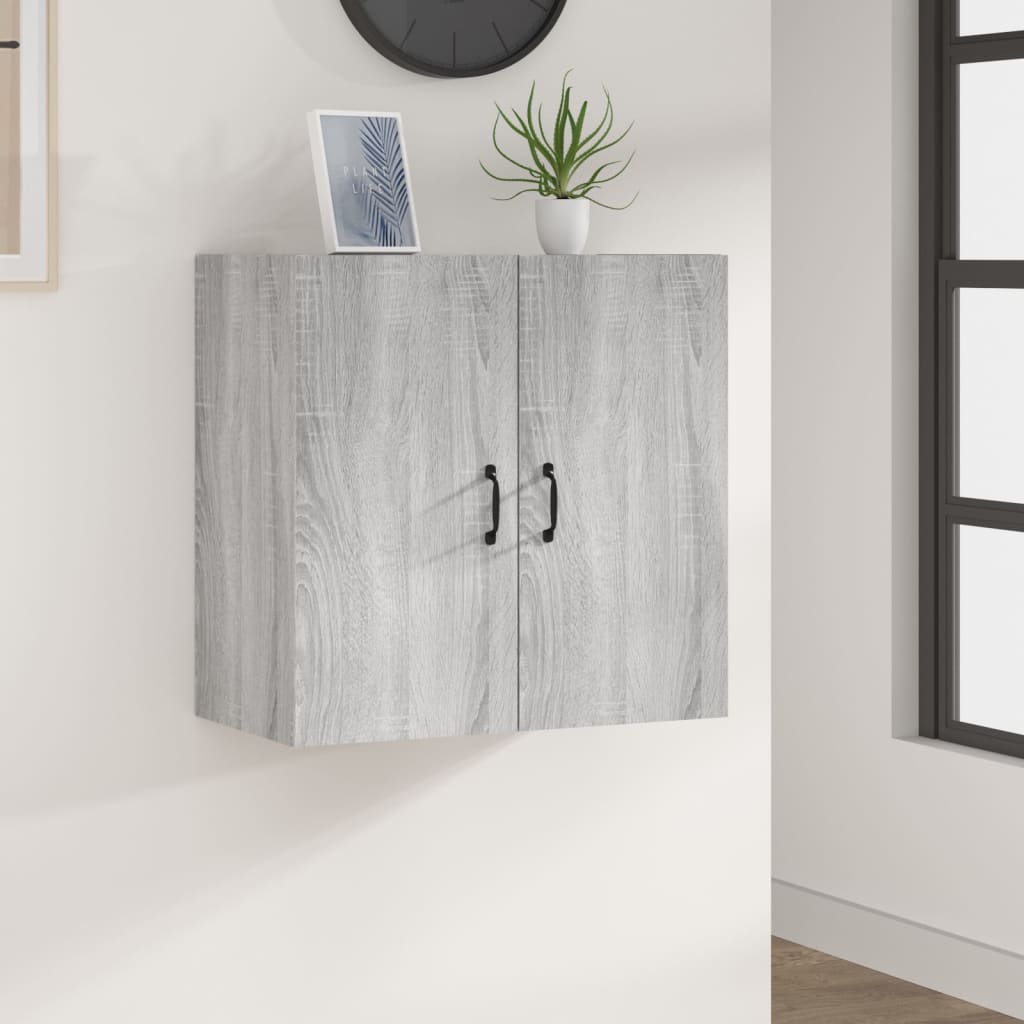 vidaXL Dulap de perete, gri sonoma, 60x31x60 cm, lemn compozit