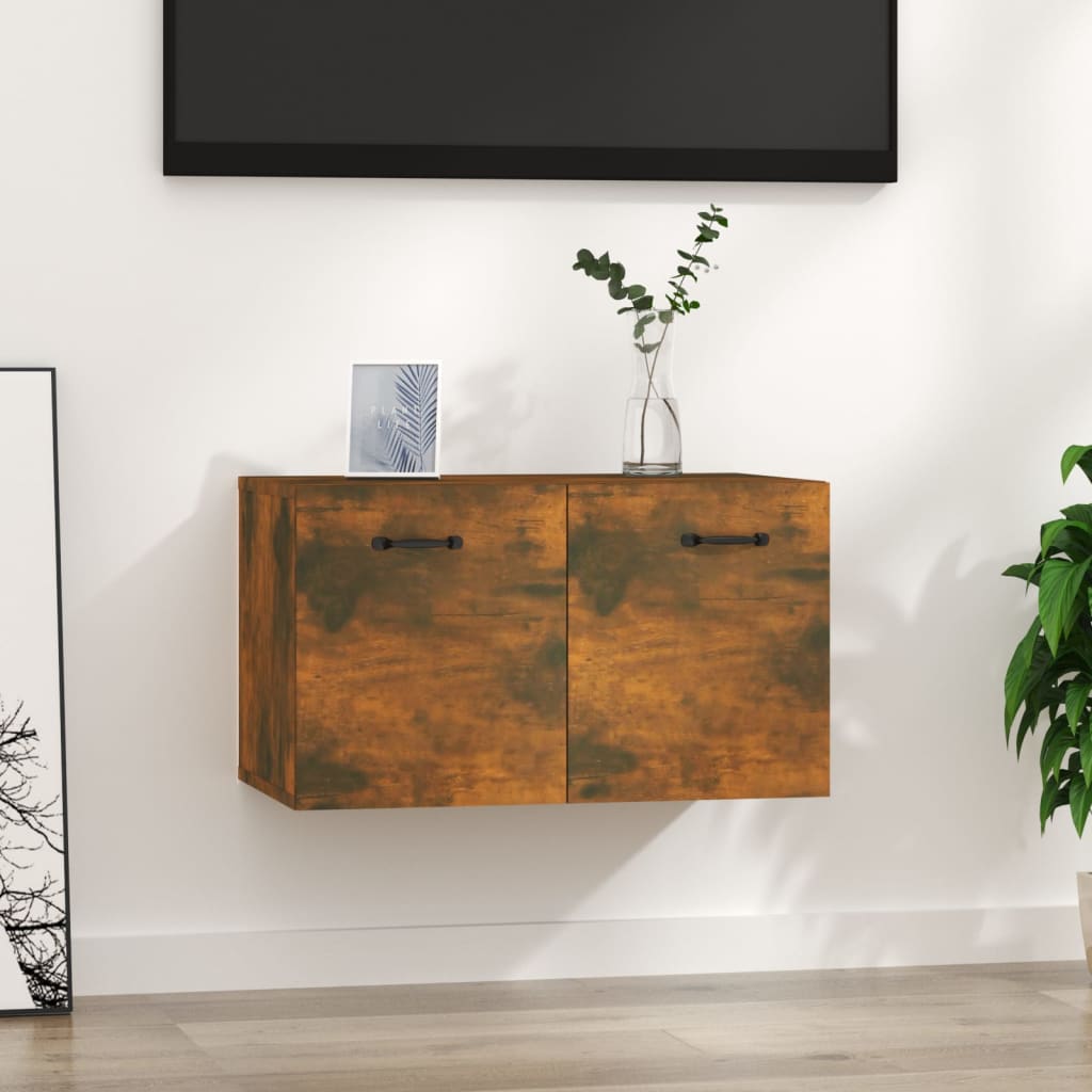 Petrashop  Nástěnná skříňka kouřový dub 60 x 36,5 x 35 cm kompozitní dřevo