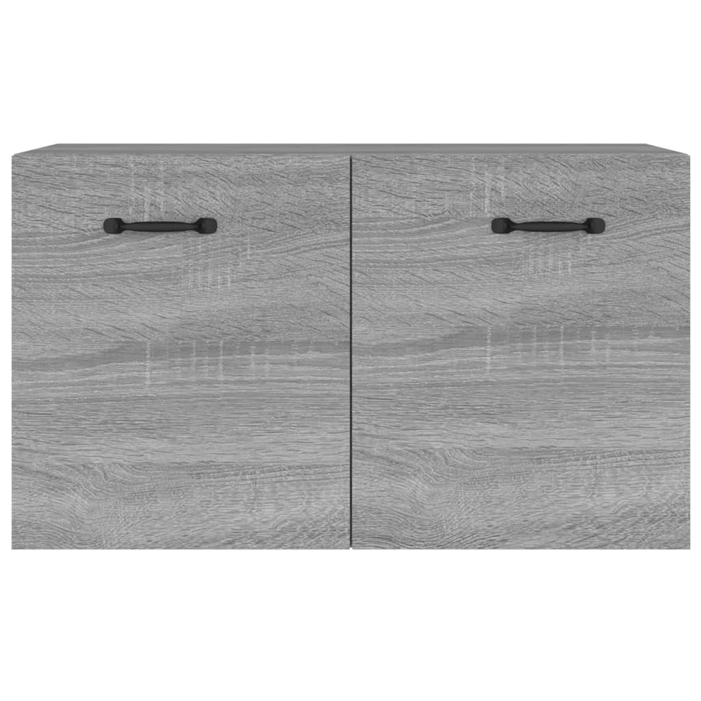 vidaXL Wandschrank Grau Sonoma 60x36,5x35 cm Holzwerkstoff