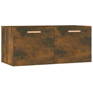 vidaXL seinakapp,suitsutatud tamm, 80x35x36,5 cm, tehispuit
