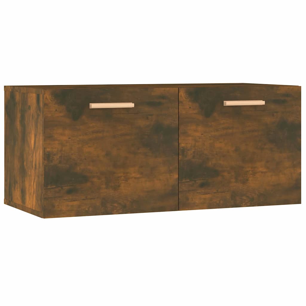 vidaXL Nástěnná skříňka kouřový dub 80 x 35 x 36,5 cm kompozitní dřevo