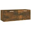 vidaXL teleri seinakapp, suitsutatud tamm, 100x36,5x35 cm, tehispuit