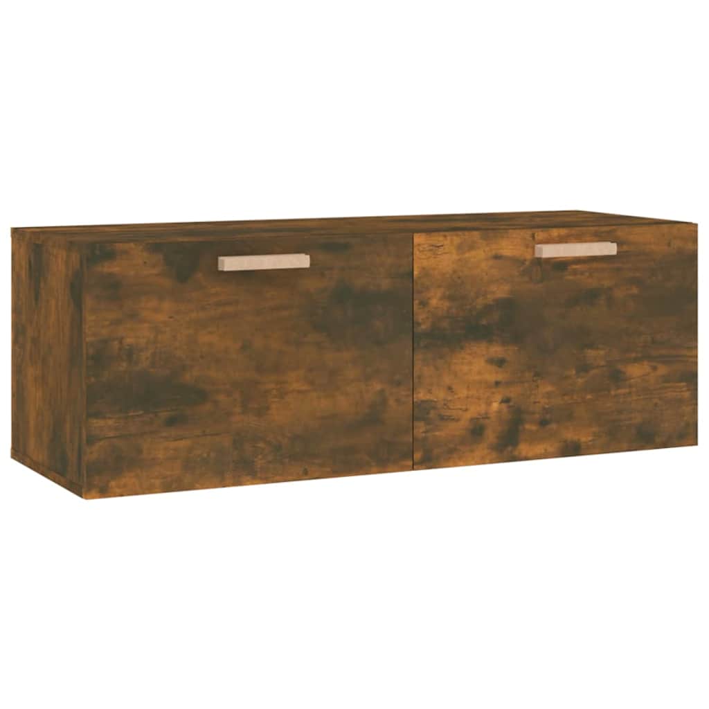 vidaXL Nástěnná skříňka kouřový dub 100x36,5x35 cm kompozitní dřevo