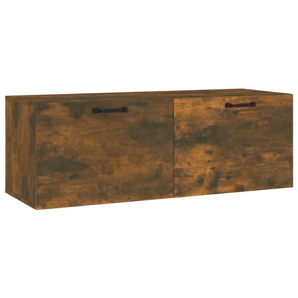 vidaXL Nástěnná skříňka kouřový dub 100x36,5x35 cm kompozitní dřevo