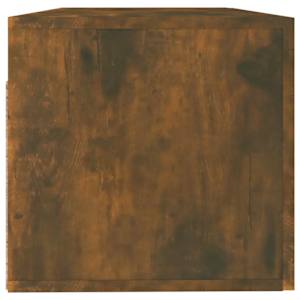 Nástěnná skříňka kouřový dub 100x36,5x35 cm kompozitní dřevo - obrázek 6