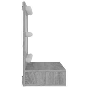Zrcadlová skříňka s LED šedá sonoma 60 x 31,5 x 62 cm - obrázek 6