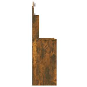 Toaletní stolek s LED kouřový dub 96 x 40 x 142 cm - obrázek 6