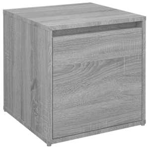Úložný box se zásuvkou šedý sonoma 40,5 x 40 x 40 cm kompozit - obrázek 2