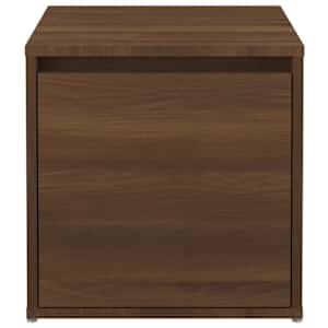Úložný box se zásuvkou hnědý dub 40,5 x 40 x 40 cm kompozit - obrázek 6