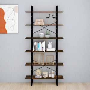 vidaXL H&oslash;yskap r&oslash;kt eik 100x30x210 cm konstruert tre