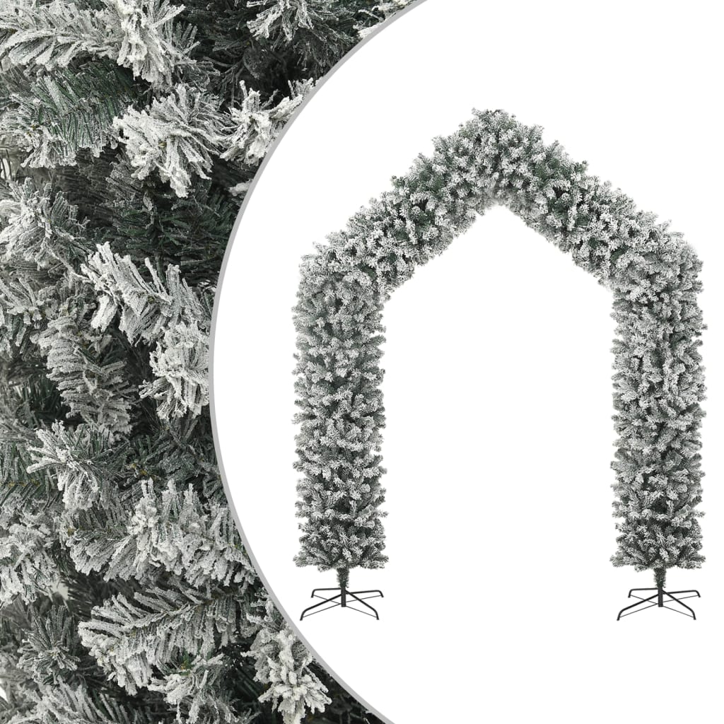 vidaXL Arcadă pom de Crăciun cu zăpadă pufoasă, 270 cm