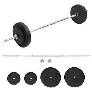 vidaXL kangi ja ketaste komplekt 30 kg
