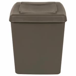 Stohovatelné koše na odpadky 3 ks šedé 75 l polypropylen - obrázek 4