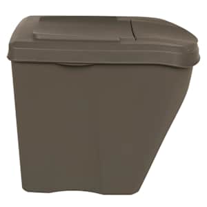 Stohovatelné koše na odpadky 3 ks šedé 75 l polypropylen - obrázek 5