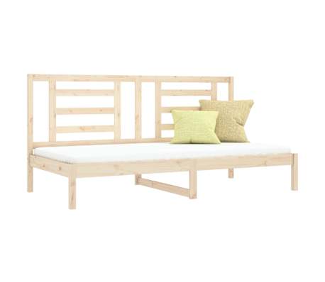 vidaXL Sof&aacute;-cama sem colch&atilde;o 90x200 cm madeira de pinho maci&ccedil;a