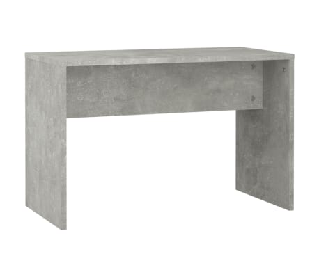 vidaXL Dressing Table Set with LED Concrete Grey Engineered Wood