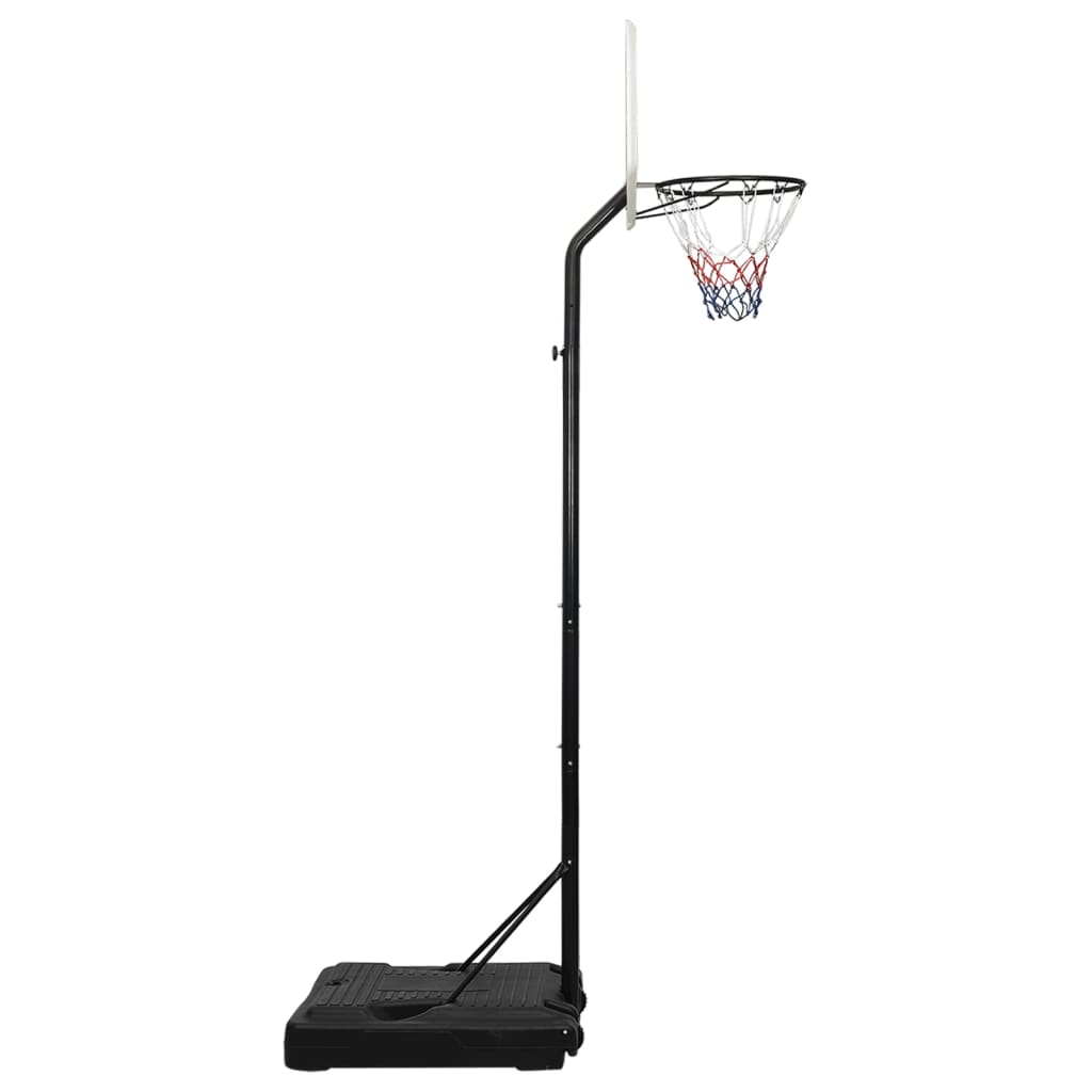 Basketbalový koš bílý 282–352 cm polyethylen