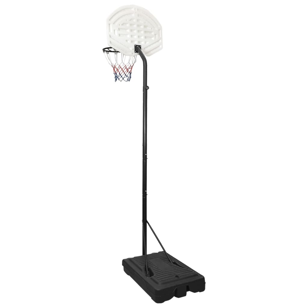 Basketbalový koš bílý 282–352 cm polyethylen