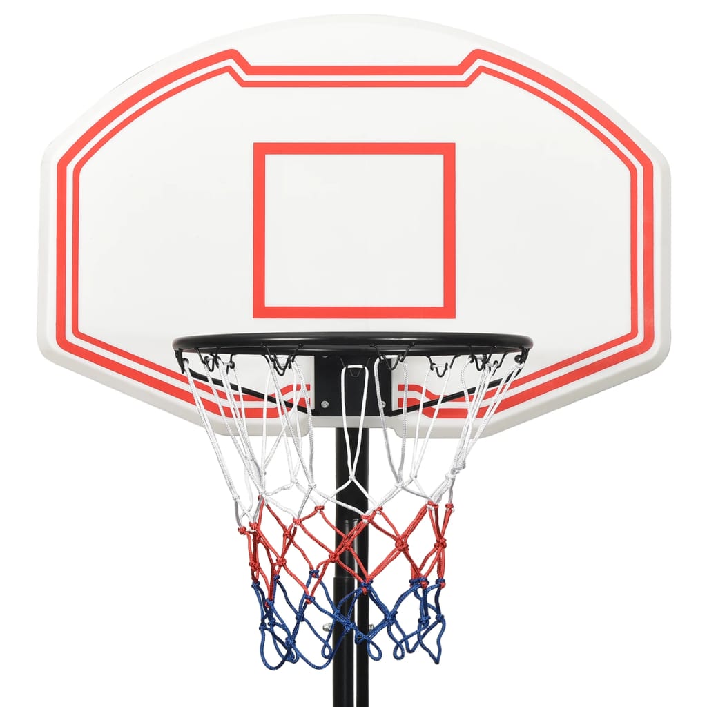 Basketbalový koš bílý 282–352 cm polyethylen