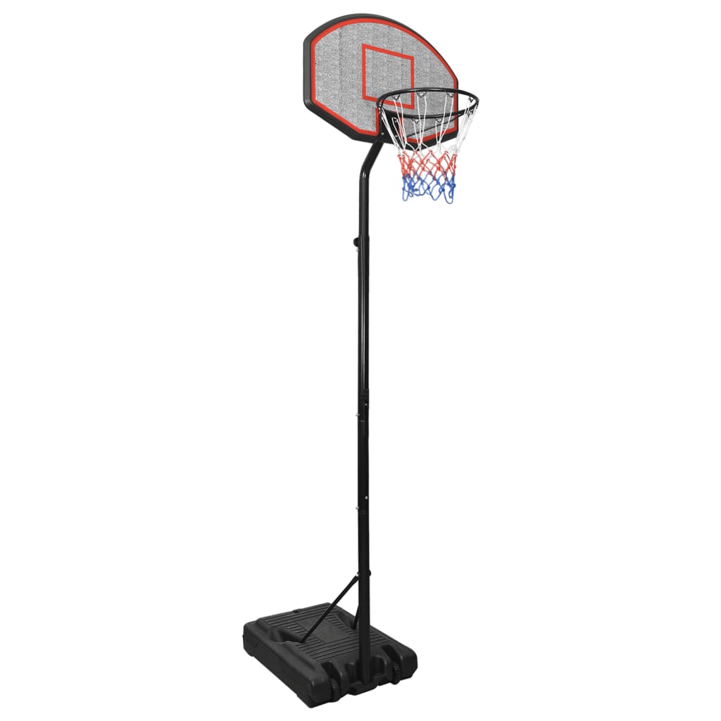 vidaXL Basketbalový koš černý 282–352 cm polyethylen