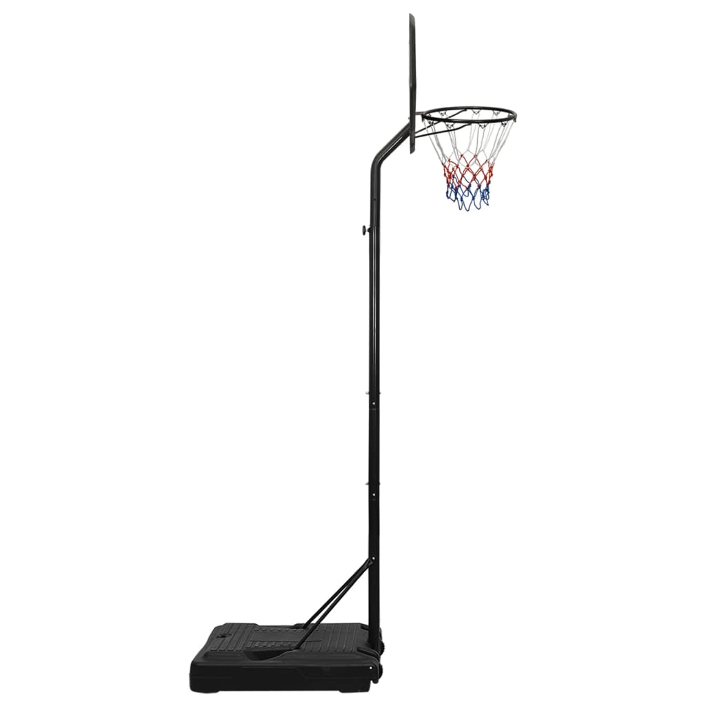 Alternativ bild 3 för VidaXl Basketkorg Med Stativ Svart 282-352 Cm Polyeten