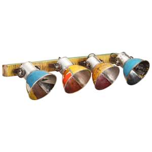 Industriální nástěnná lampa vícebarevná 90 x 25 cm E27 - obrázek 2