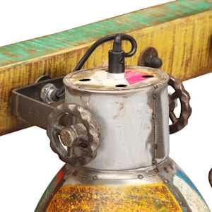 Industriální nástěnná lampa vícebarevná 90 x 25 cm E27 - obrázek 6