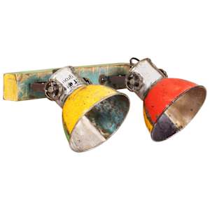 vidaXL többszínű ipari falilámpa 45 x 25 cm E27