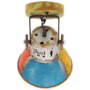 Industriální nástěnné/stropní lampy 2ks recyklované 17x24cm E27 - obrázek 5