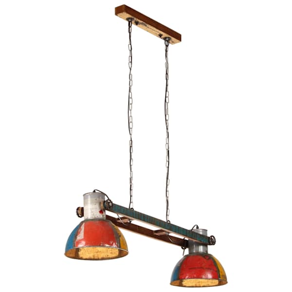 vidaXL t&ouml;&ouml;stuslik ripplamp, 25 W, mitmev&auml;rviline, 111 cm, E27
