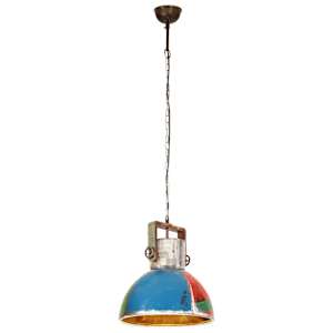 Industriální závěsná lampa 25 W vícebarevná kulatá 40 cm E27 - obrázek 4