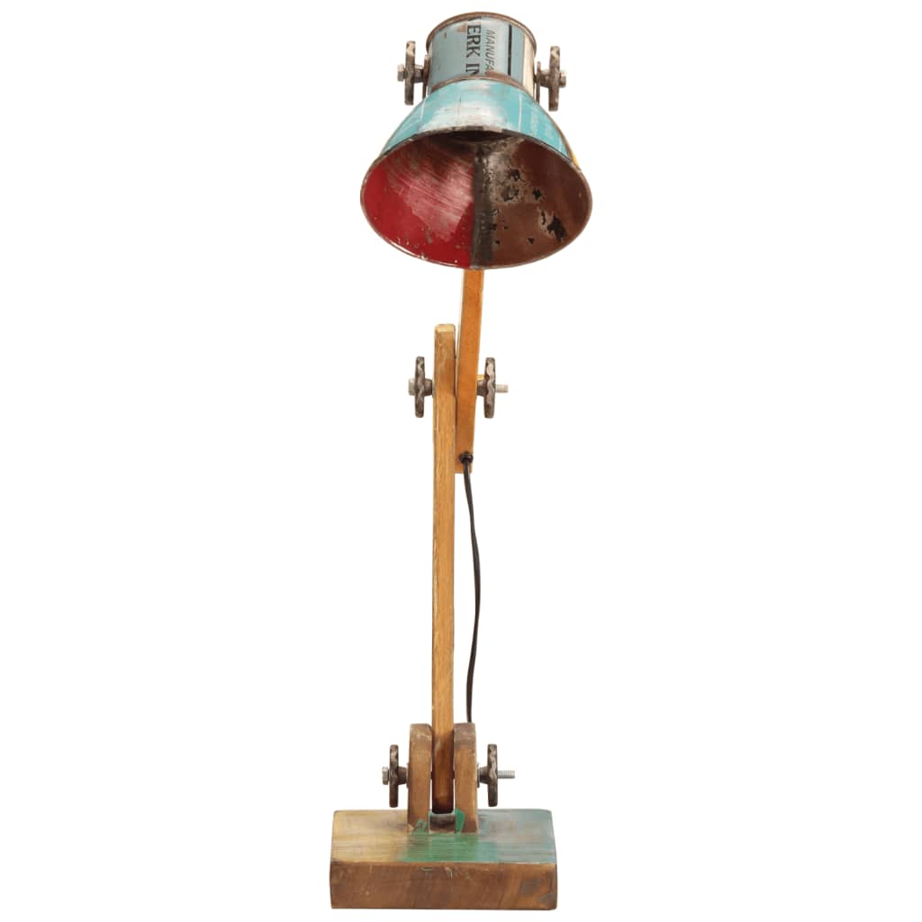 Thumbnail - vidaXL Schreibtischlampe Industrie-Stil Mehrfarbig Rund 23x18x95cm E27