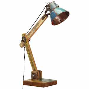 Industriální stolní lampa vícebarevná kulatá 23x18x95 cm E27 - obrázek 2