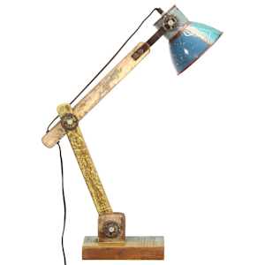 Industriální stolní lampa vícebarevná kulatá 23x18x95 cm E27 - obrázek 4