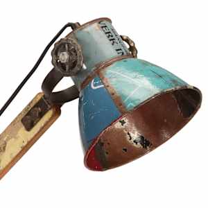 Industriální stolní lampa vícebarevná kulatá 23x18x95 cm E27 - obrázek 7
