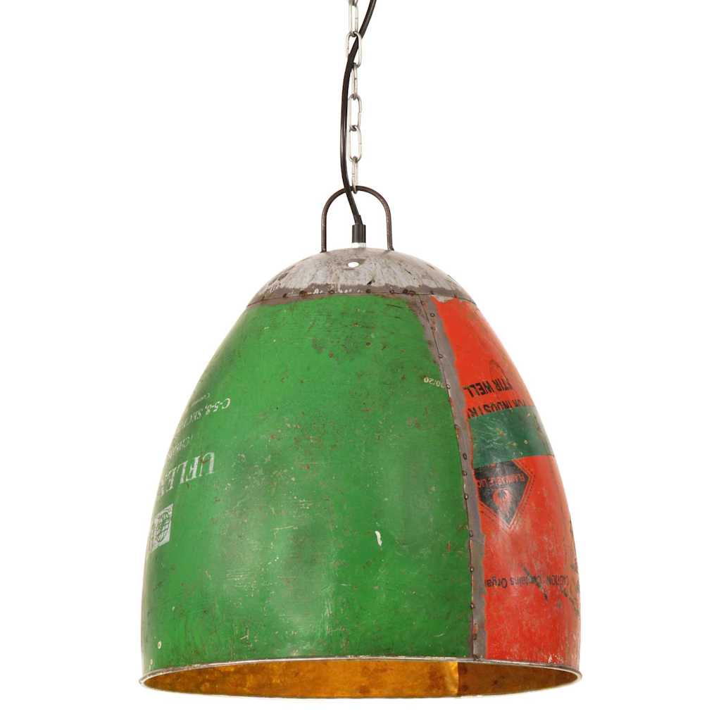 vidaXL Industriální závěsná lampa 25 W vícebarevná kulatá 42 cm E27