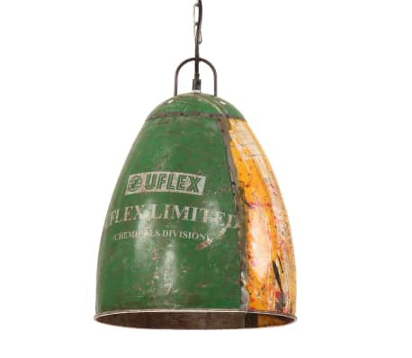 vidaXL Industriell hengelampe 25 W flerfarget rund 32 cm E27